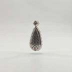 Myanmar White Ice Blessing Bean Jadeite Pendant