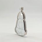 Myanmar Snowflake Cotton Guanyin Jadeite Pendant