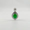 Burmese Vibrant Green Cabochon Jadeite Pendant