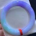 Burmese Icy Spring Green Jadeite Bangle