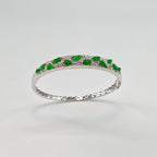 Myanmar Vivid Green Gourd Jadeite Bangle