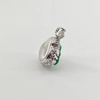 Burmese Vibrant Green Buddha Jadeite Pendant