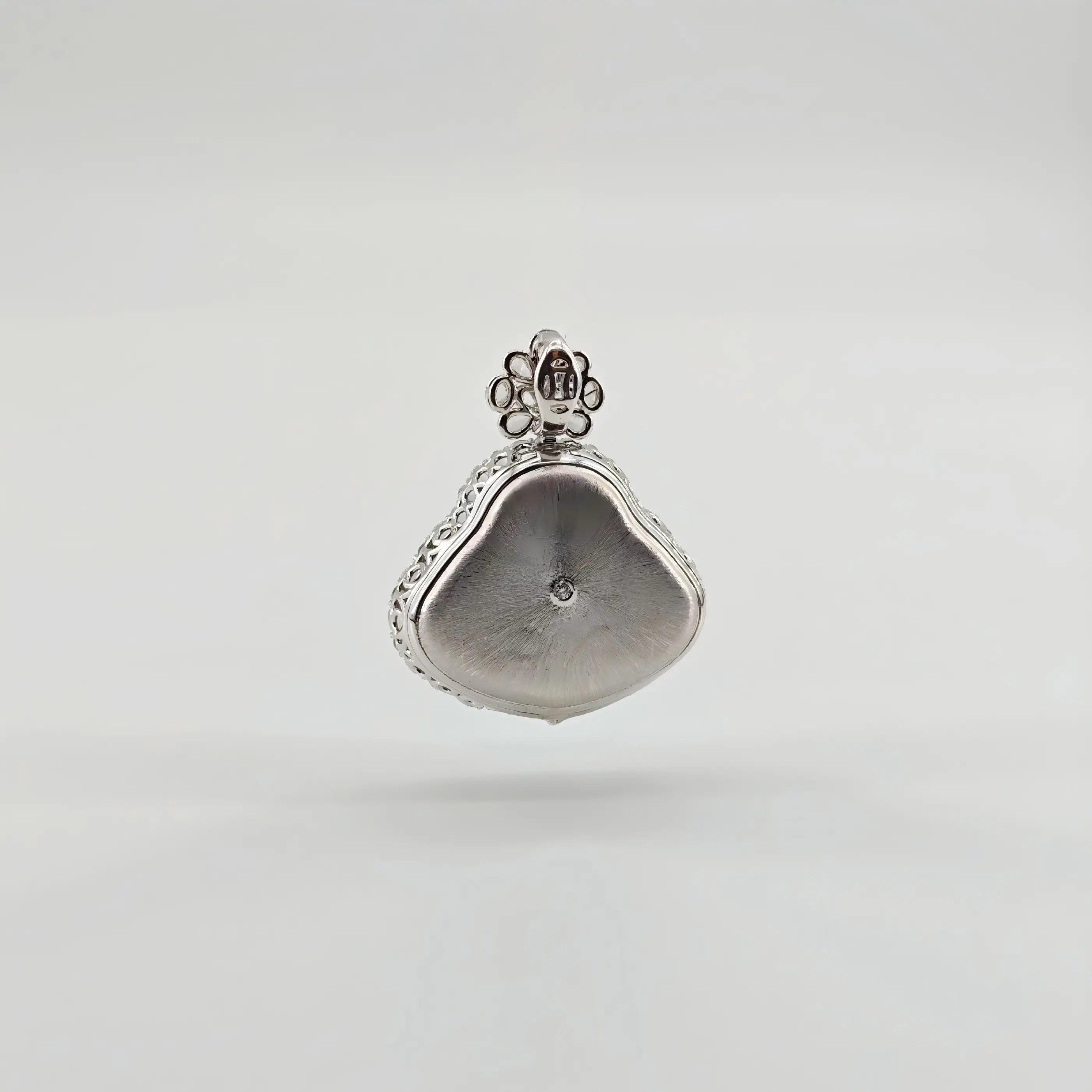 Burmese Vibrant Green Buddha Jadeite Pendant