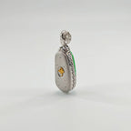 Burmese Vibrant Green Melon Jadeite Pendant