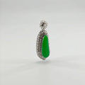 Burmese Vibrant Green Melon Jadeite Pendant