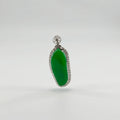 Burmese Vibrant Green Melon Jadeite Pendant