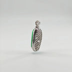 Burmese Vibrant Green Melon Jadeite Pendant